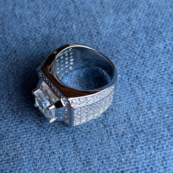 Men’s Zirconia .925 Sterling Silver - Picture 4 of 10